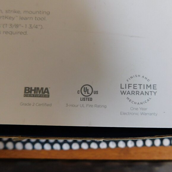 NIB Kwikset Kevo (2ndGen) Touch to Open Smart Keyless Bluetooth Deadbolt Lock - Picture 11 of 16